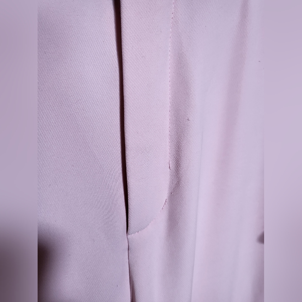 RAQUEL OROZCO Pink Wide Leg Pants size Medium Mexican Designer Roses - Picture 6 of 11